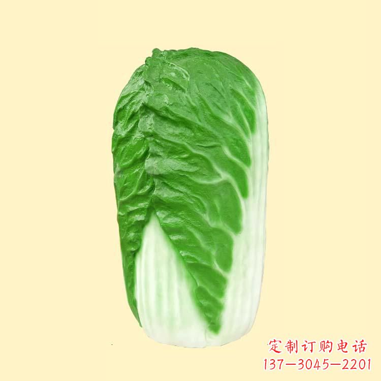 陕西玻璃钢白菜雕塑