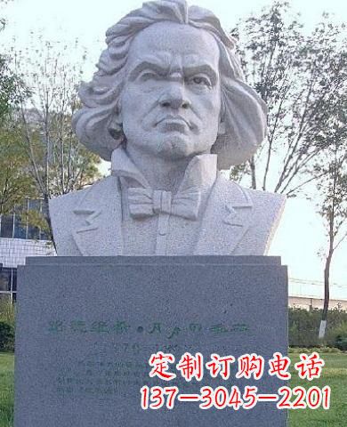 陕西贝多芬人物铜雕塑 音乐家铜雕塑-世界名人著名音乐家