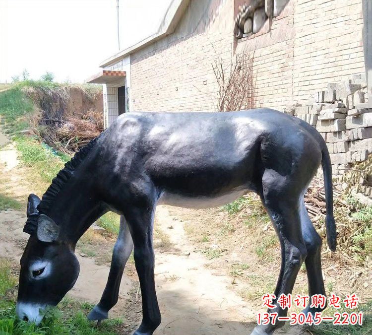 陕西玻璃钢雕刻毛驴,传承传统文化