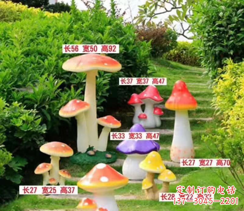 陕西玻璃钢蘑菇雕塑——描绘美丽景色