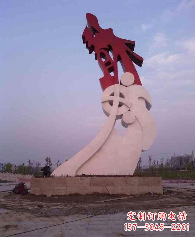 陕西不锈钢龙雕塑点亮龙城市景观