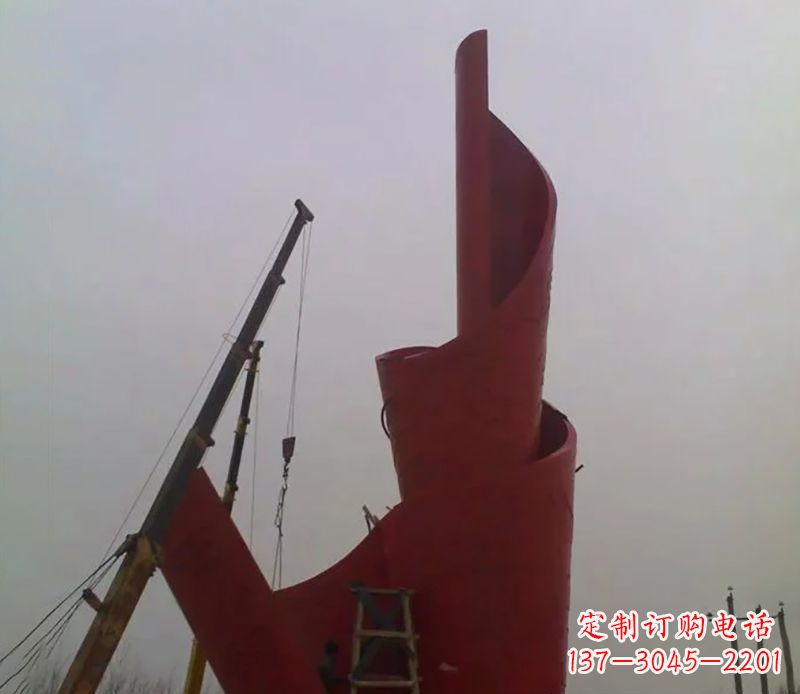 陕西不锈钢火炬雕塑点燃社会进步的火炬