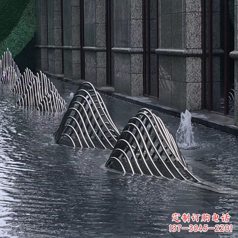陕西不锈钢假山雕塑精美外形,百变造型