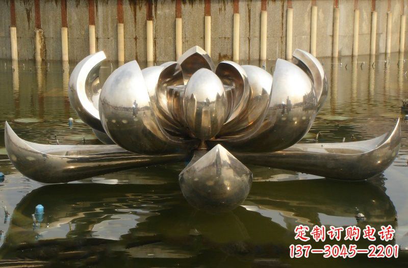 陕西不锈钢莲花喷泉雕塑艺术精品的传承