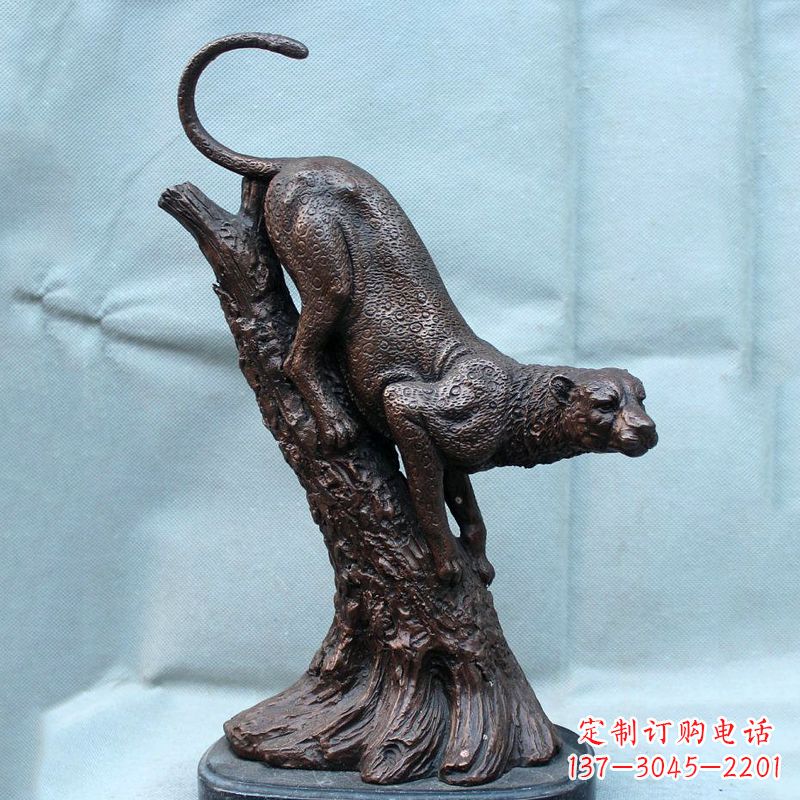陕西不锈钢猎豹雕塑经典之美