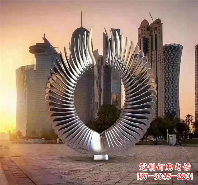 陕西不锈钢喷泉雕塑灵动的艺术美学
