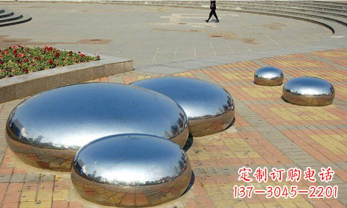 陕西不锈钢水滴雕塑艺术与美的完美结合