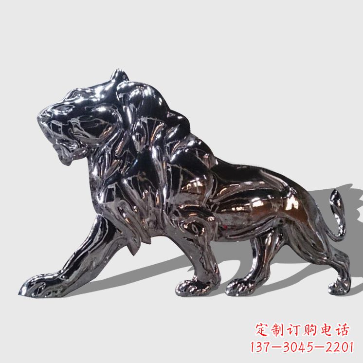 陕西不锈钢西洋狮子雕塑