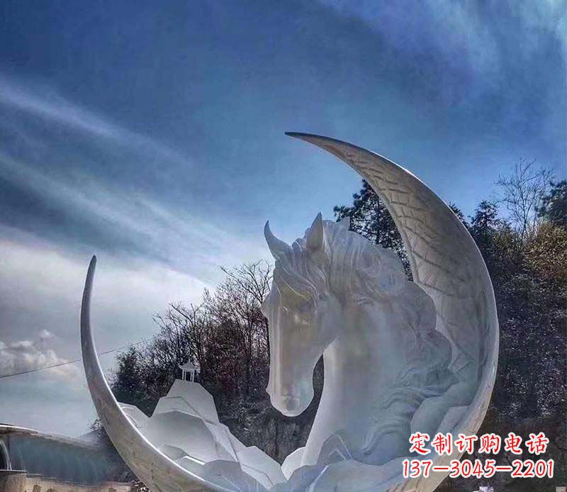 陕西不锈钢月亮雕塑一种独特的艺术品