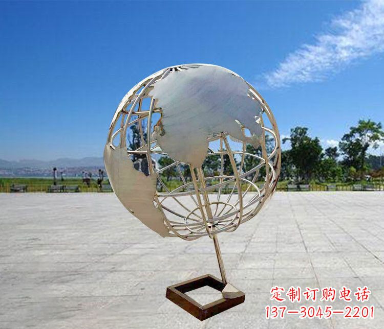 陕西神奇的不锈钢地球仪雕塑