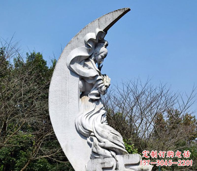 陕西嫦娥奔月传承中国传统文化的雕塑之美