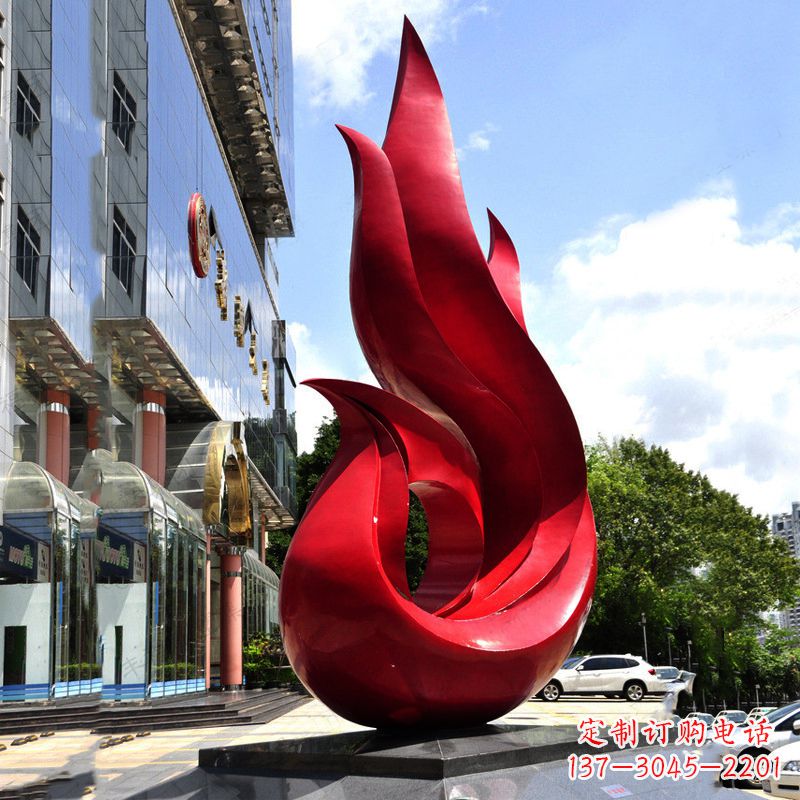 陕西抽象不锈钢凤凰雕塑雕塑艺术的精美绝伦