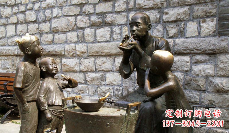 陕西糖果街的精美雕塑