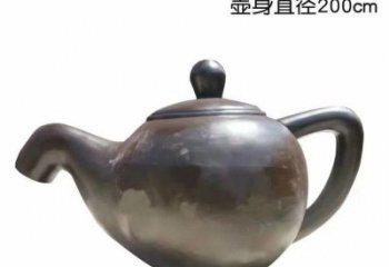 陕西青铜茶壶雕塑——彰显传统文化的艺术精髓