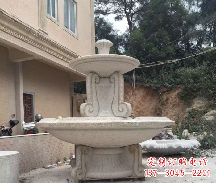 陕西大理石大型喷泉雕塑精致美观又富有艺术气息