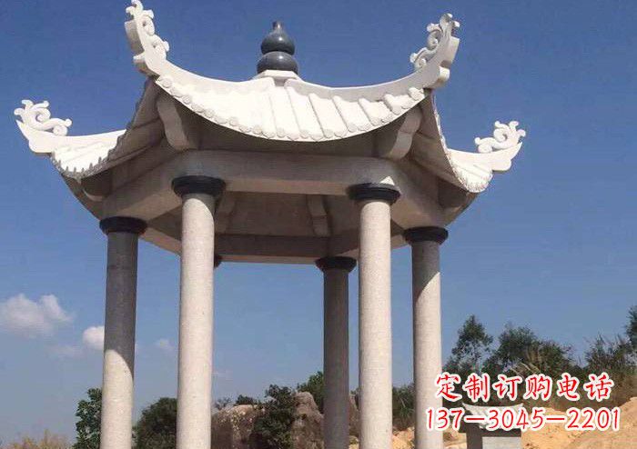 陕西大理石凉亭雕塑——传承古代工艺之精粹