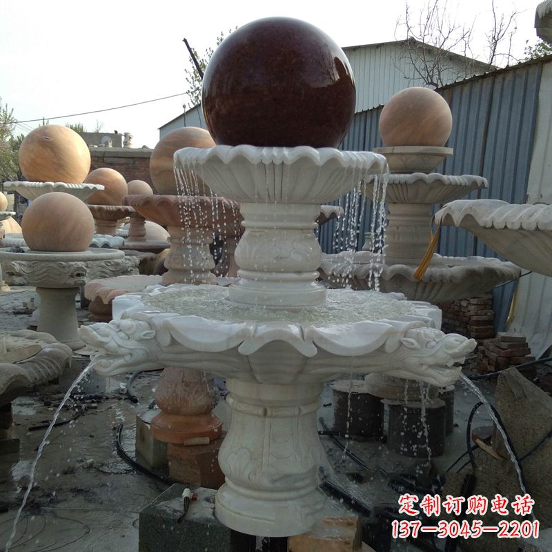陕西大理石风水球雕塑传统文化的艺术精髓