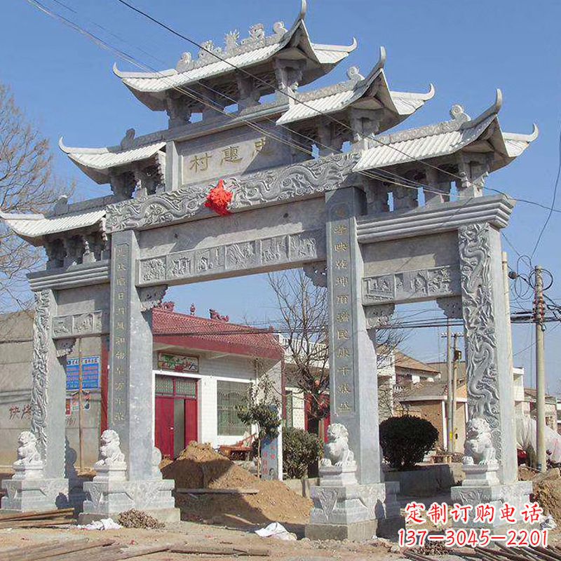 陕西大理石牌坊石雕艺术