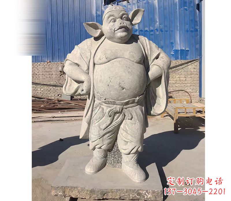 陕西大理石猪八戒雕塑