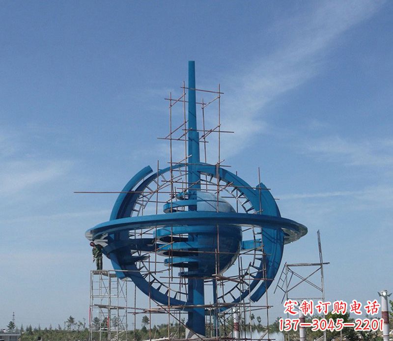 陕西品质卓越的大型不锈钢地球雕塑