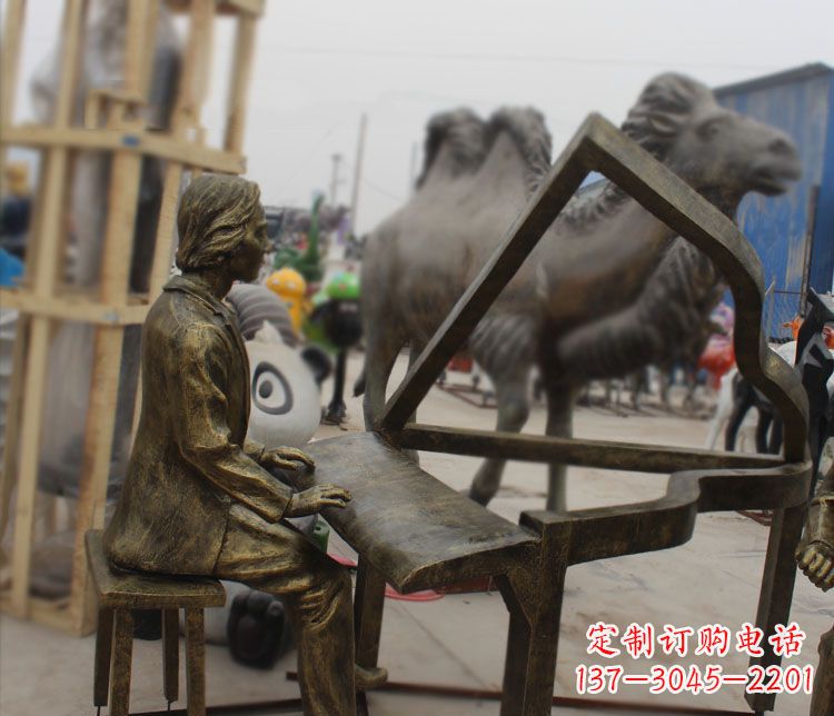 陕西钢琴铜雕——表达艺术之美的完美融合