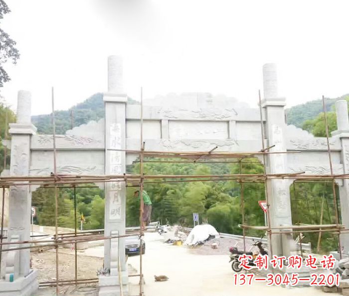 陕西专业牌坊雕塑定制