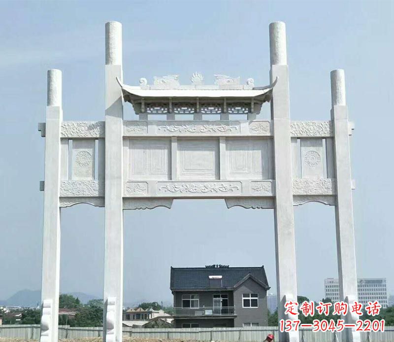 陕西精美牌坊雕塑