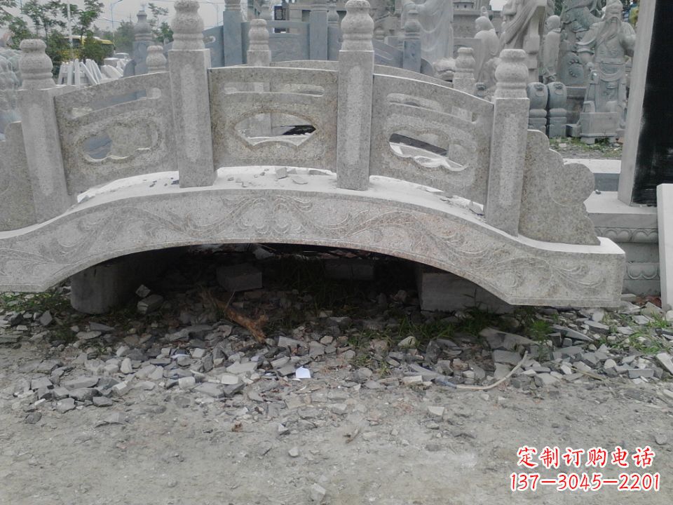 陕西精美石桥雕塑,点缀庭园之美