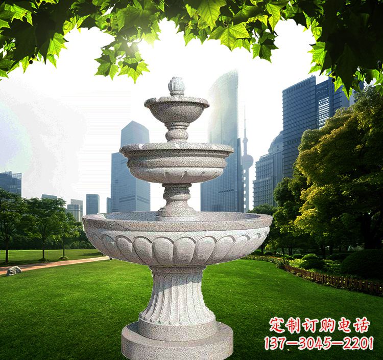 陕西跌水盆石喷泉雕塑