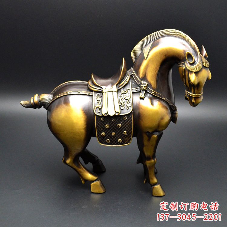 陕西精美仿古铜马雕塑