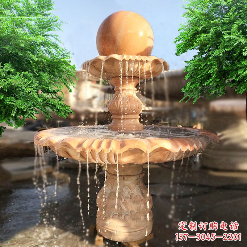 陕西精致别致的风水球雕塑
