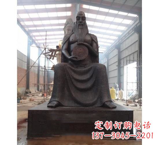 陕西伏羲铜雕塑，精雕细琢的精美艺术品