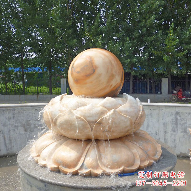 陕西高档石制风水球雕塑让您的空间充满风水之力