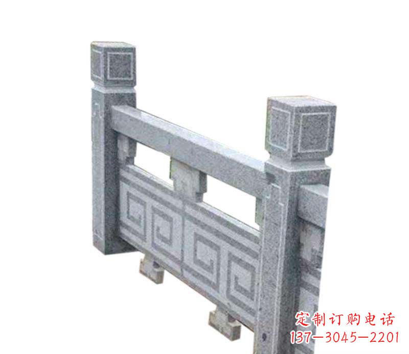 陕西精美大理石护城河栏板雕塑