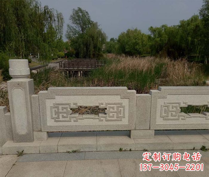 陕西优雅大气的公园栏板雕塑