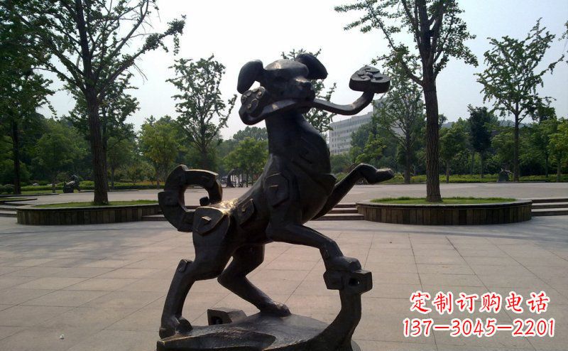 陕西中领雕塑狗动物铜雕