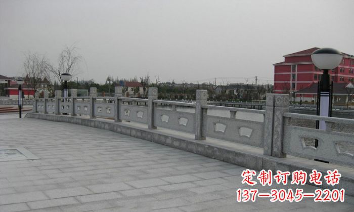 陕西公园仿古石栏板 (2)