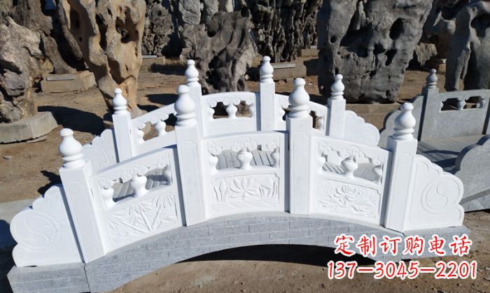 陕西公园汉白玉石拱桥 (6)