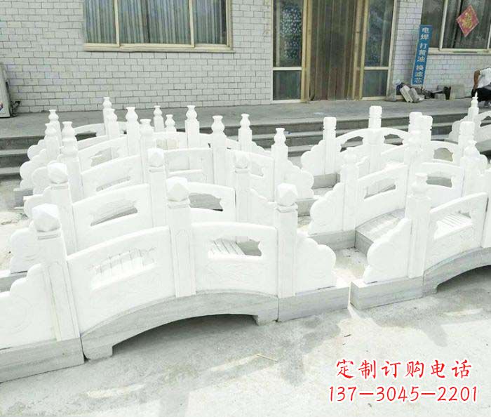 陕西专业定制大理石拱桥雕塑