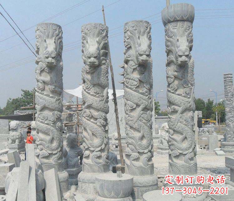陕西中领雕塑龙柱雕塑,历久弥新