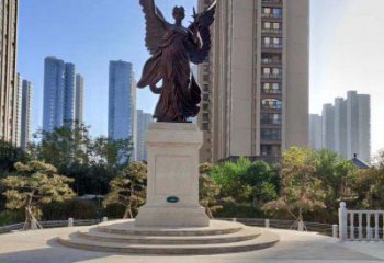 陕西中领雕塑：精致的女神铜雕