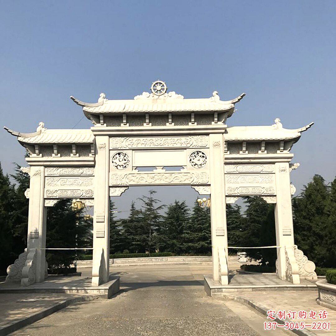陕西牌坊柱座石雕