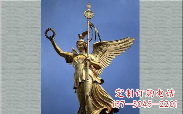 陕西胜利女神铜雕