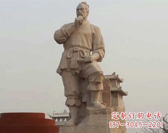 陕西重拾古代风采，中领雕塑打造高贵的鲁班雕塑