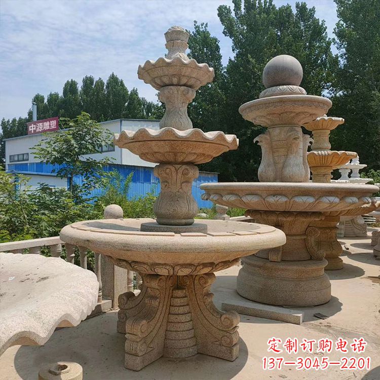 陕西石喷泉 石雕刻