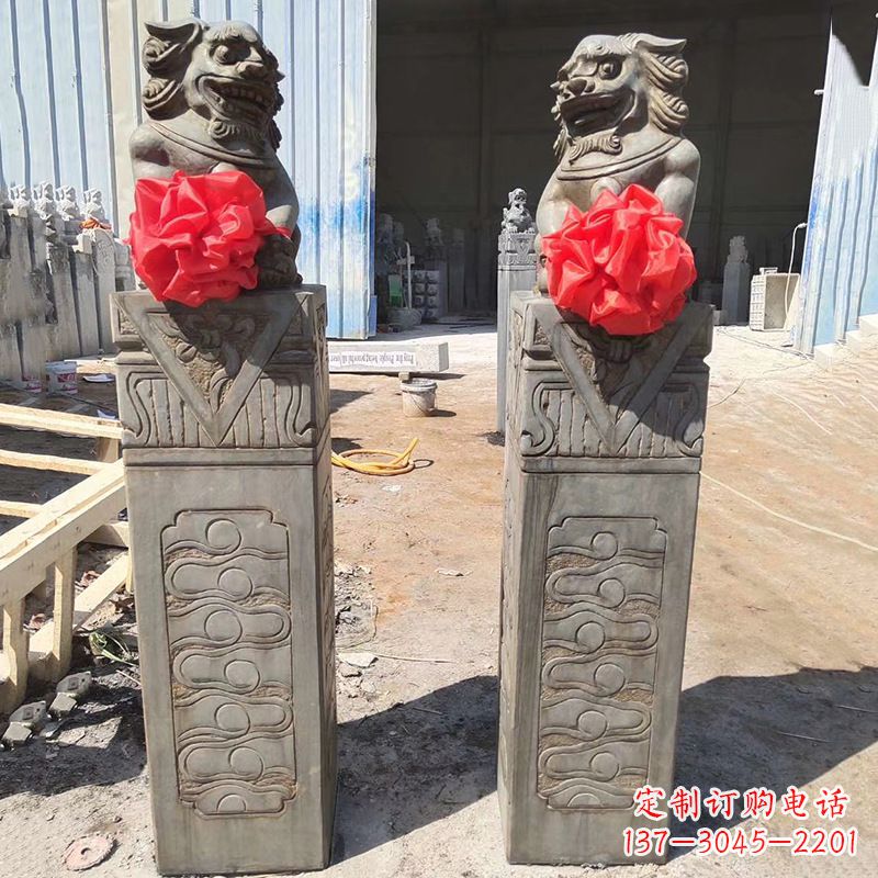 陕西石狮子栓马桩