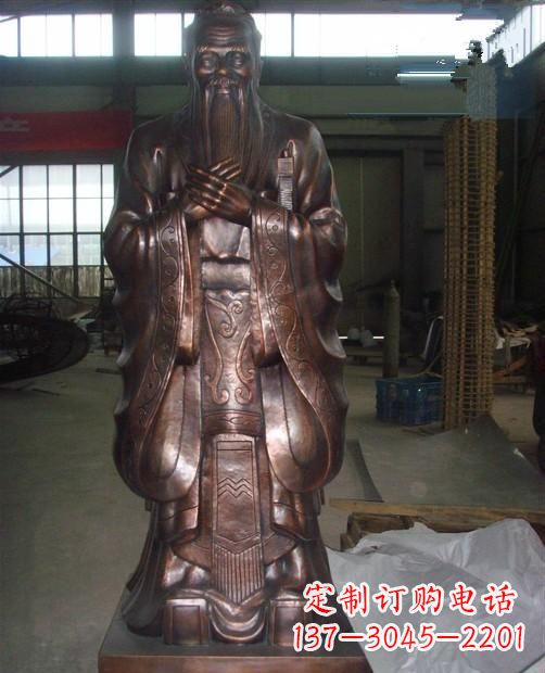 陕西先师孔子雕塑
