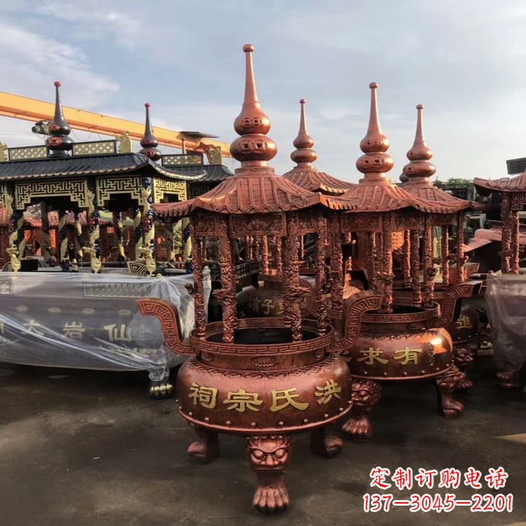 陕西香炉铜雕