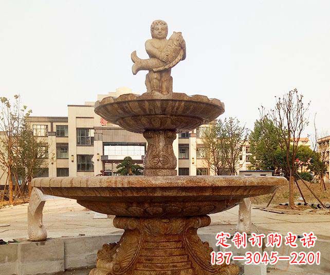 陕西小区景观欧式喷泉石雕