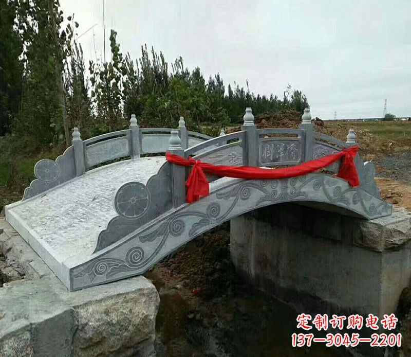 陕西园林仿古石拱桥景观雕塑